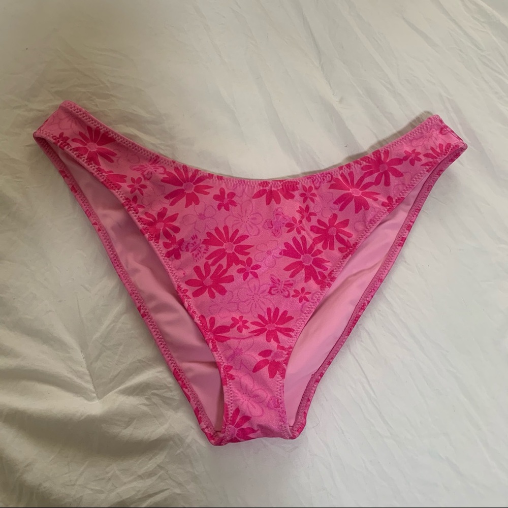 pink floral bikini bottom - XL - Picture 2 of 11